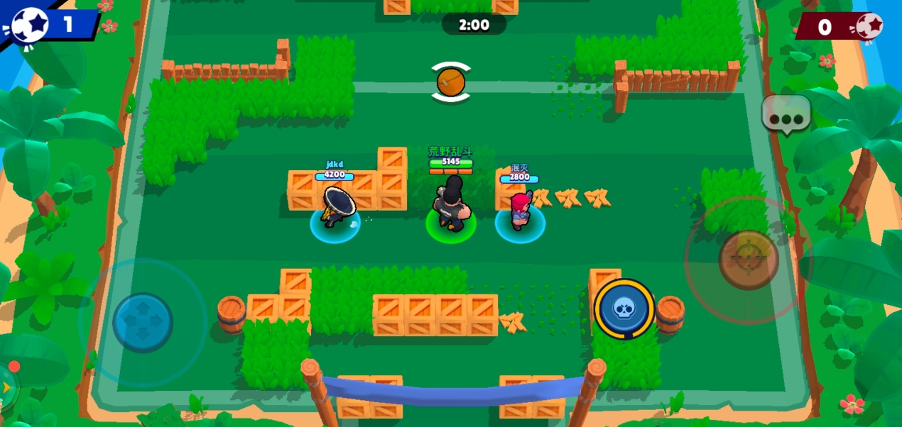 荒野乱斗足球乱斗模式里怎么传球,荒野乱斗之乱斗足球