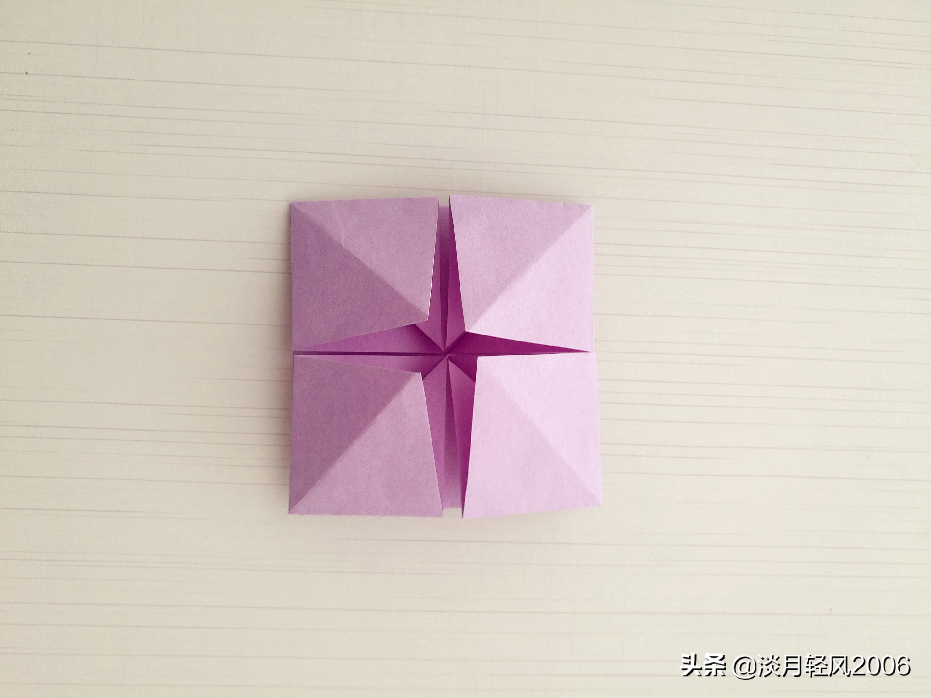 手工DIY制作花篮,简单折少女心的手工