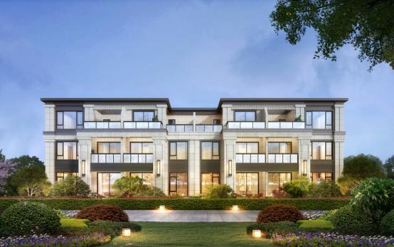 杭州湘湖边的排屋,湘湖边的别墅排屋