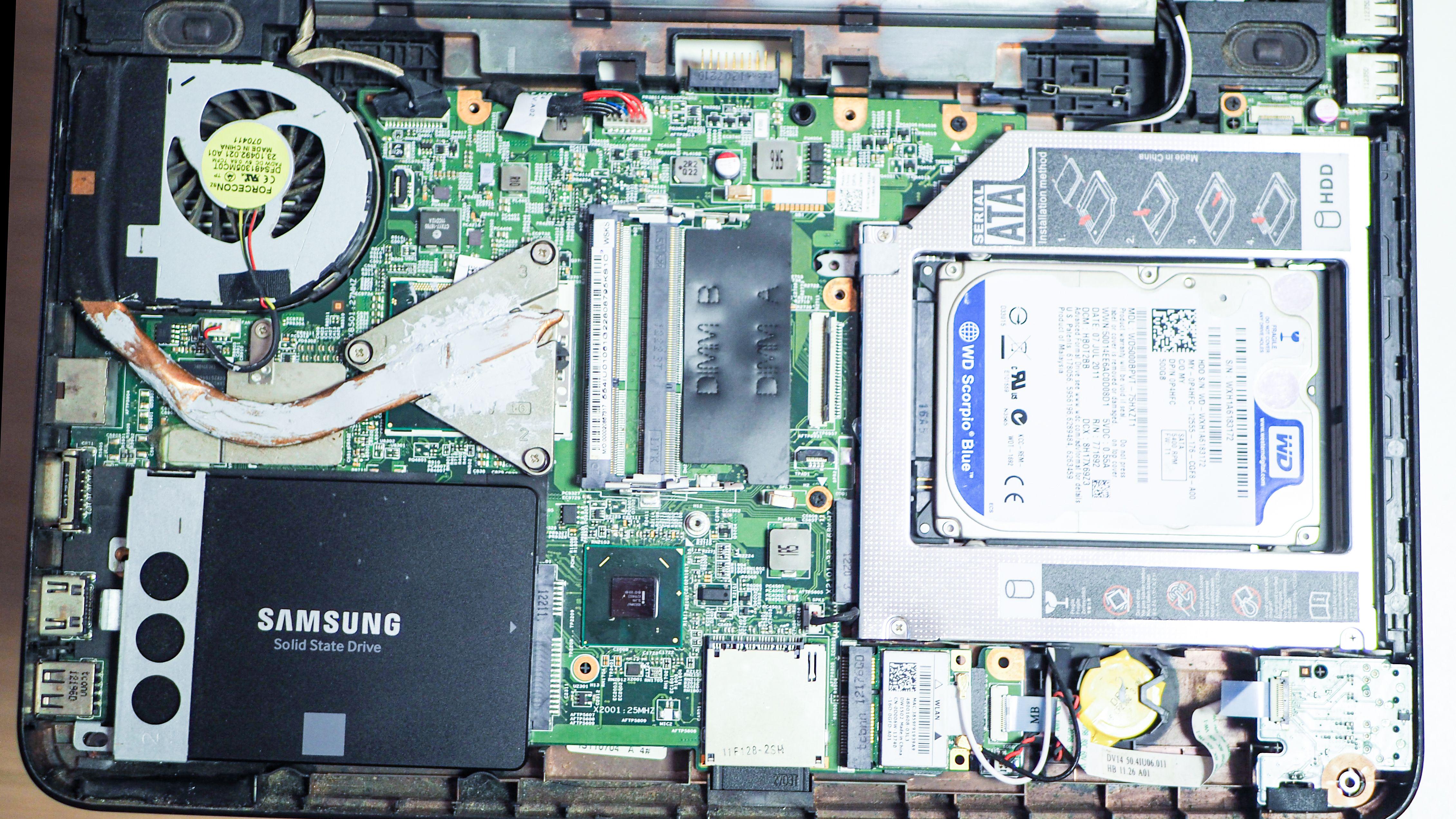 旧笔记本换固态和内存,旧电脑光驱改造cd机