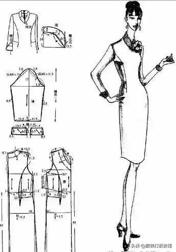 服装打版制版教程,打版纸样制版裁剪教程