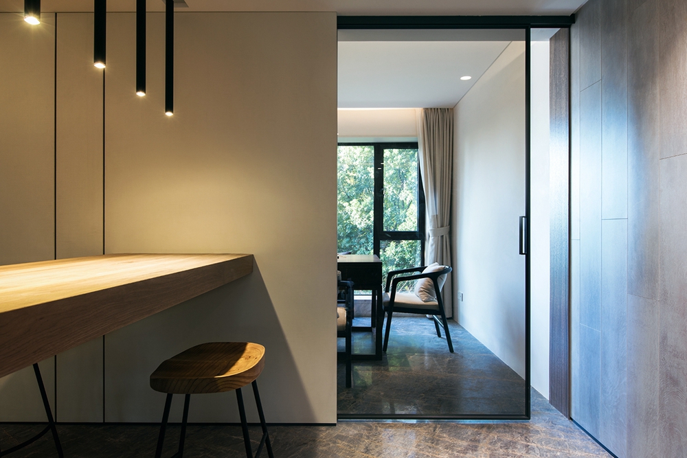 悬空电视柜台面无缝拼接,这是我见过最现代风装修