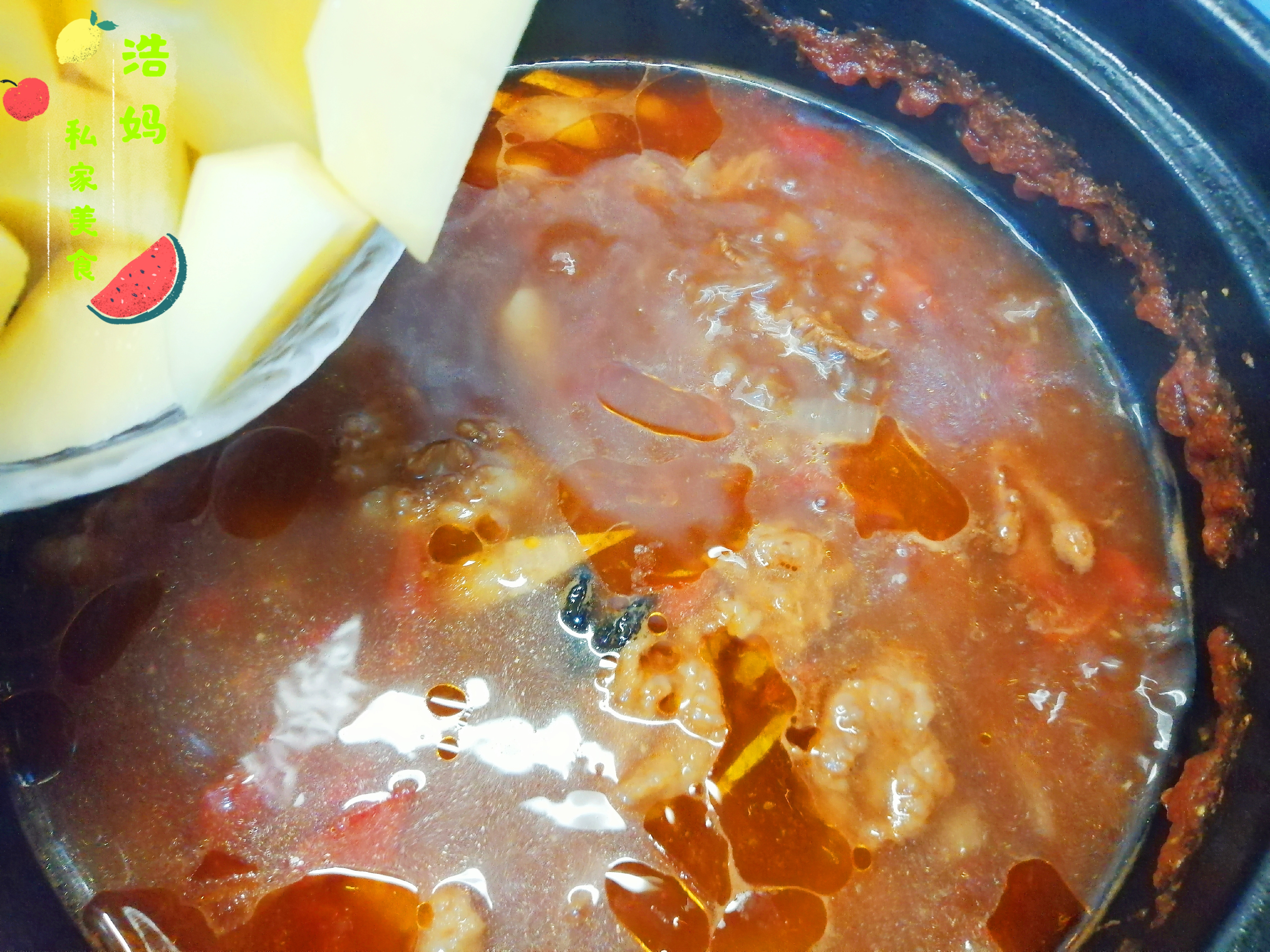 牛肉炖番茄土豆家常做法儿童,超下饭的番茄牛肉炖土豆