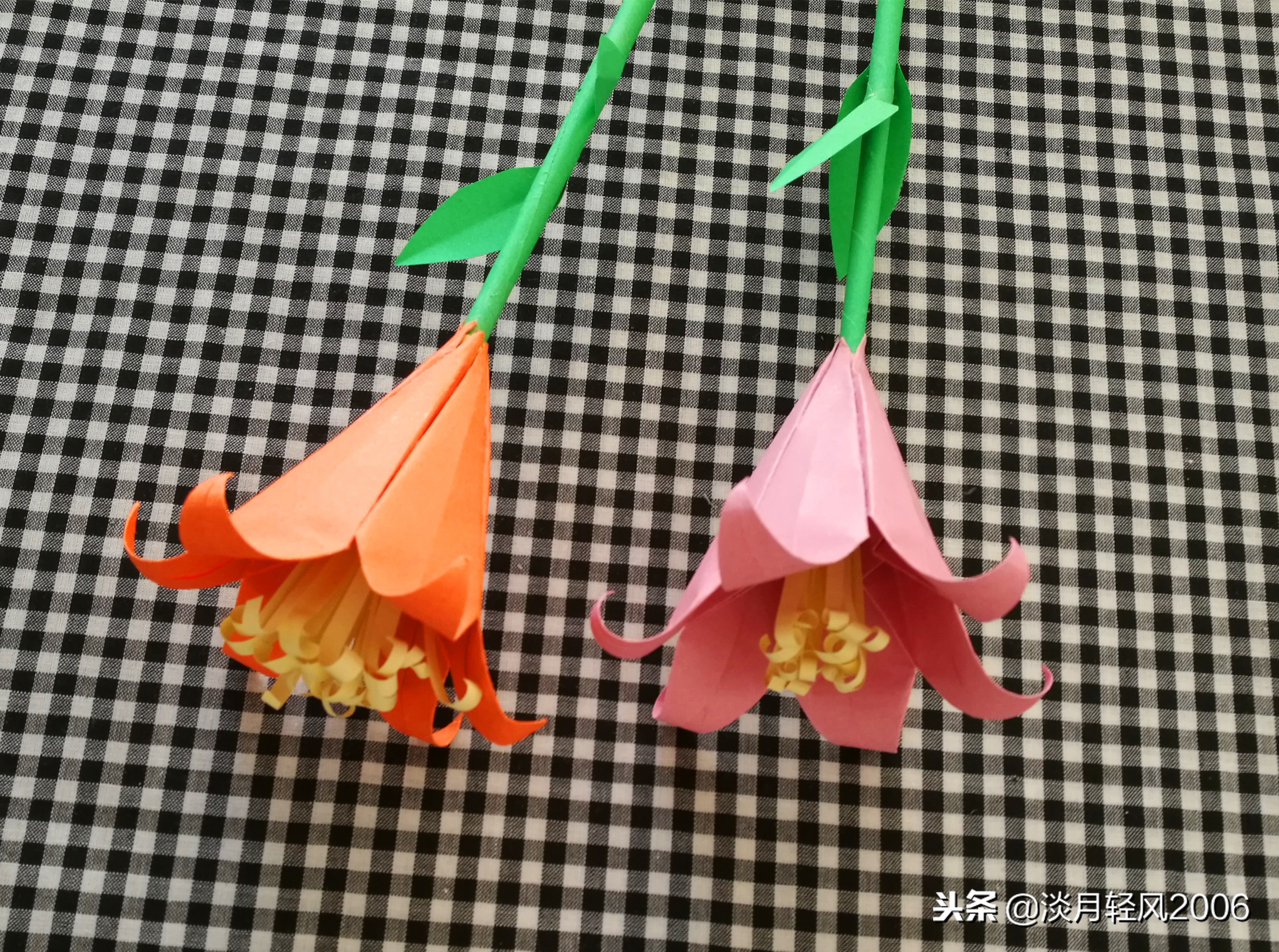 手工百合花制作幼儿园,百合花幼儿手工