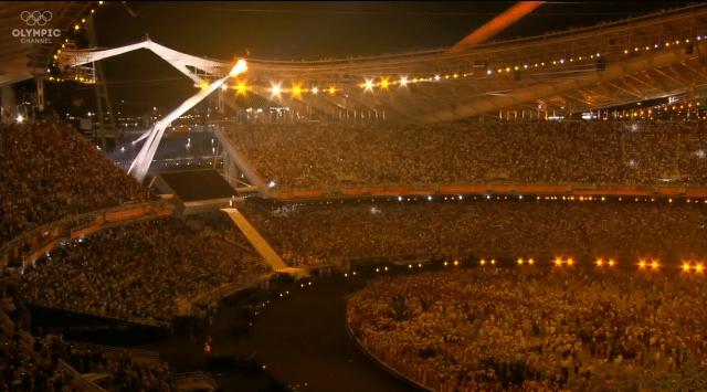 04年雅典奥运会开幕式历史年轮,雅典奥运会开幕式经典场景