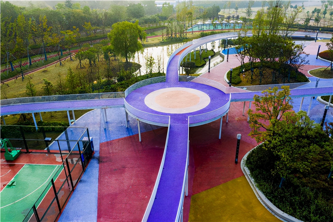 南京塑胶健身步道,南京健身步道