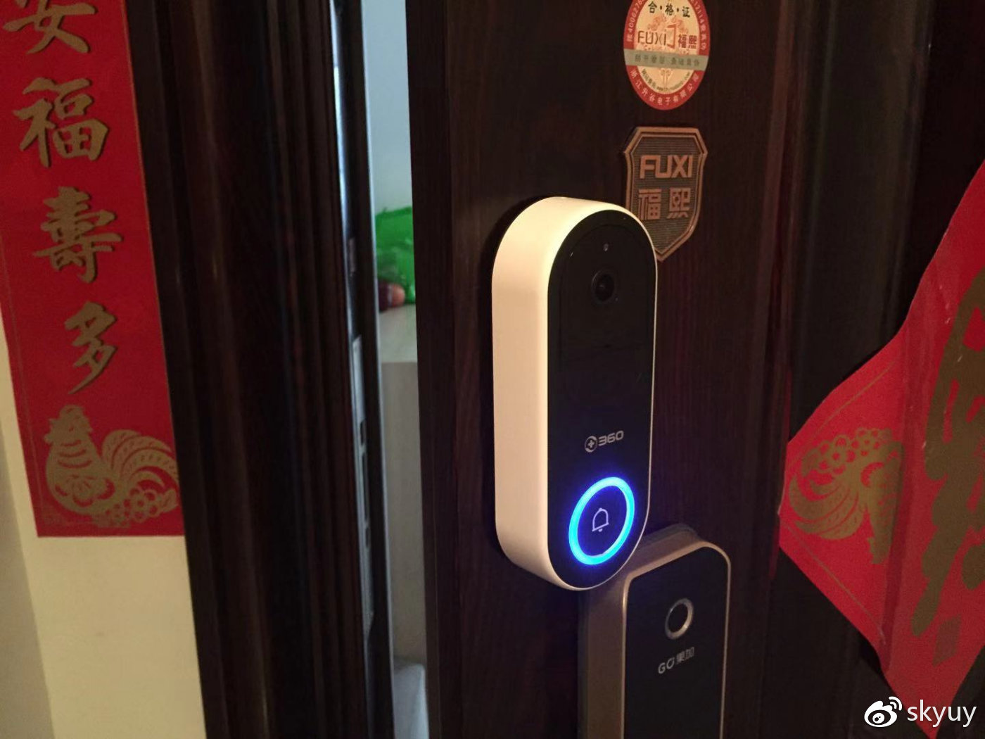 尽职尽责的管家,可视门铃管家