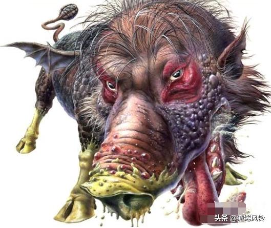 全部山海经神兽彩图,山海经76种神兽图片及名字