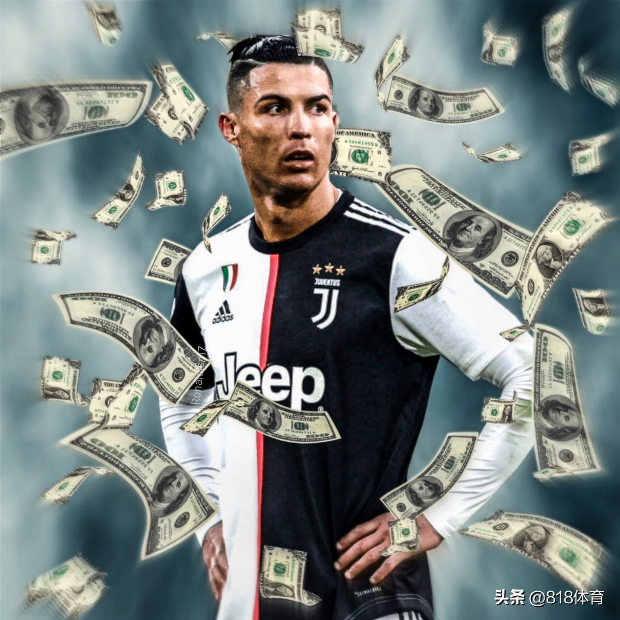 C罗收入10亿美金足坛第一人!仅次老虎伍兹梅威瑟,自创CR7品牌吸金
