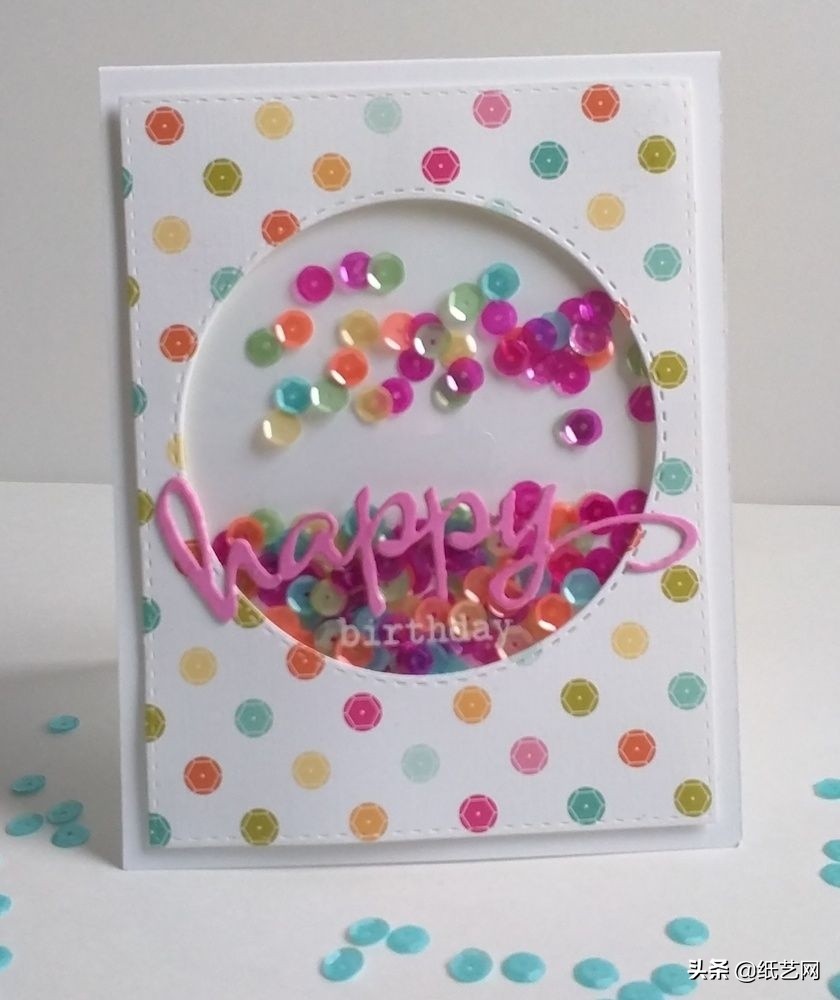 生日贺卡不用粘,生日贺卡不用双面胶特别简单