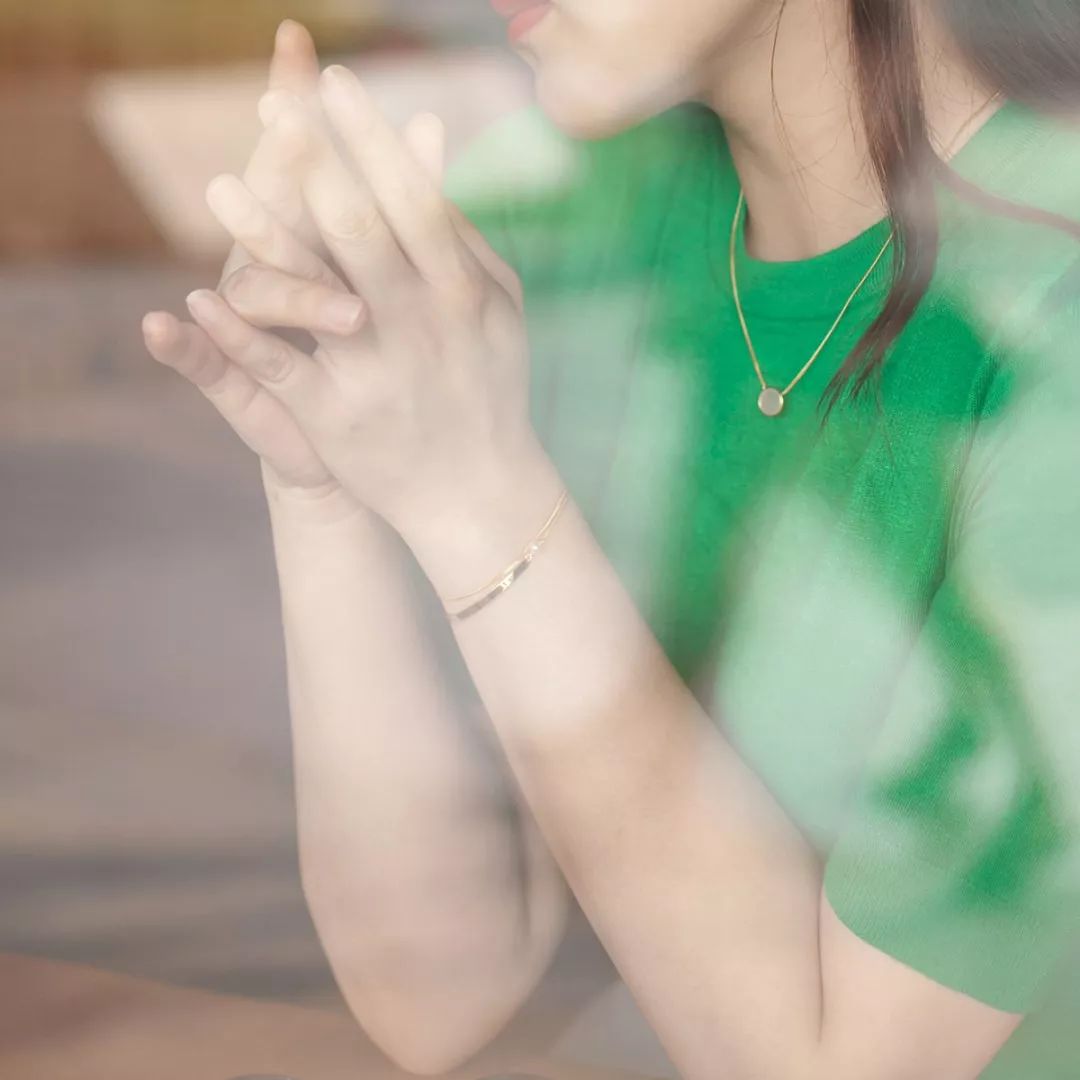 复古金重工项链,复古金项链配纯金吊坠