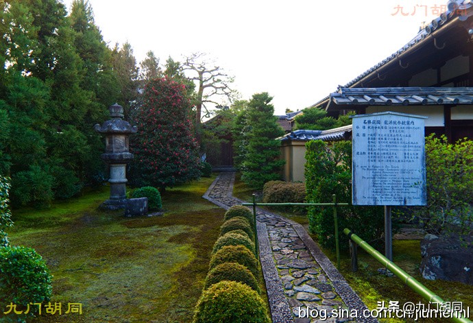 京都大德寺的庭院,织田信长墓地图片大全