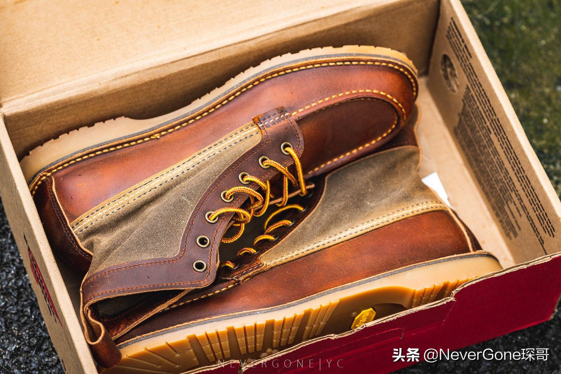红翼redwing经典875工装靴,redwing工装靴1970