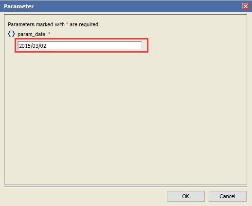 BIRT中对CSV数据集传递参数