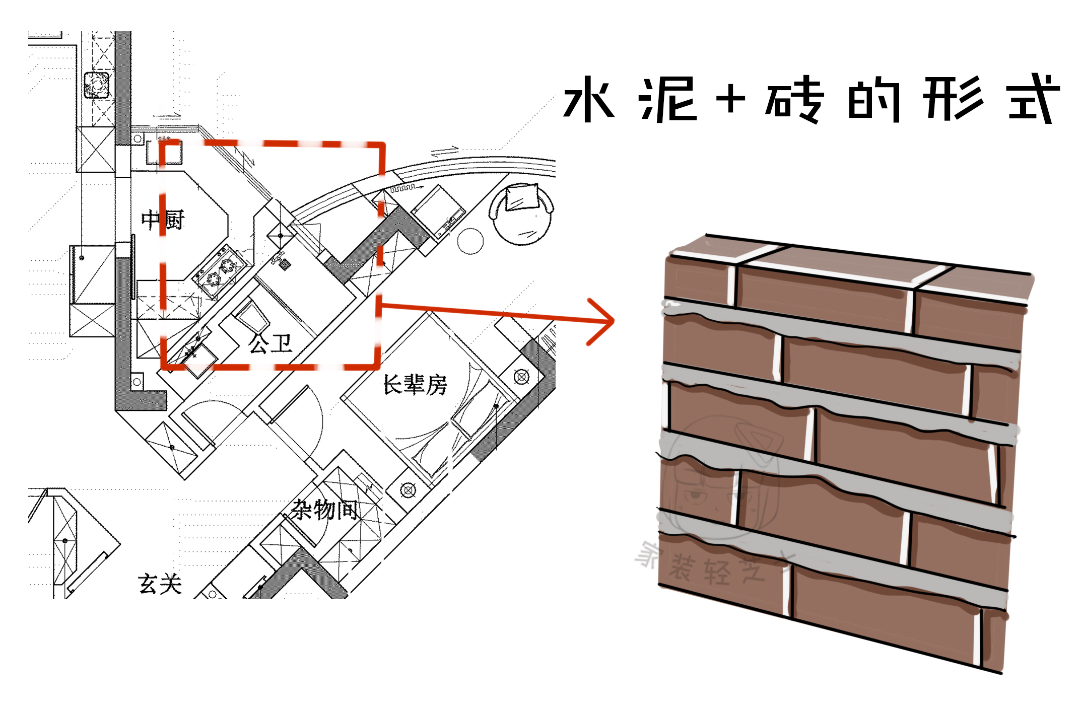 爆改常规户型,客厅异形户型改造方案