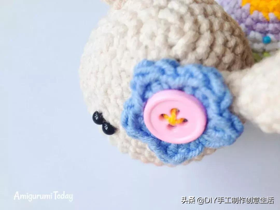 萌力爆表！钩完你可能会舍不得拿来用的小针插~有教程