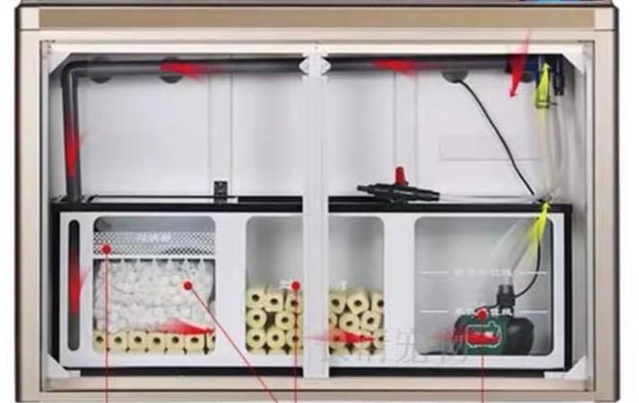 瀑布过滤器壁挂滤筒,底滤瀑布过滤怎么放滤材