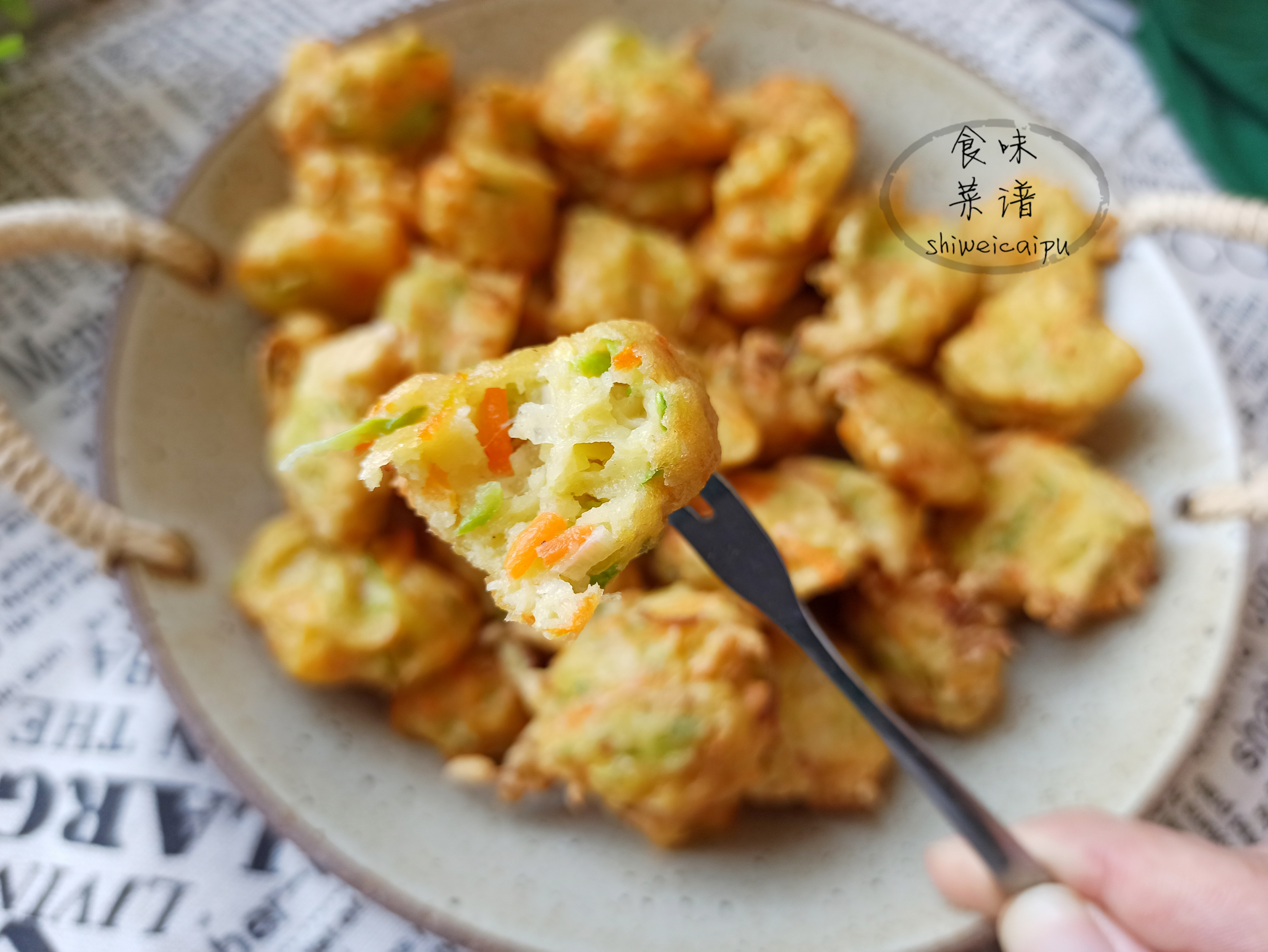 地瓜和白面一起炸丸子的做法,过年必备炸萝卜丸子做法