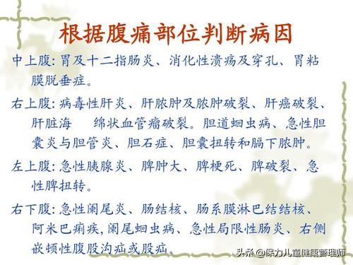 小儿腹痛罕见原因,小儿功能性腹痛的鉴别诊断