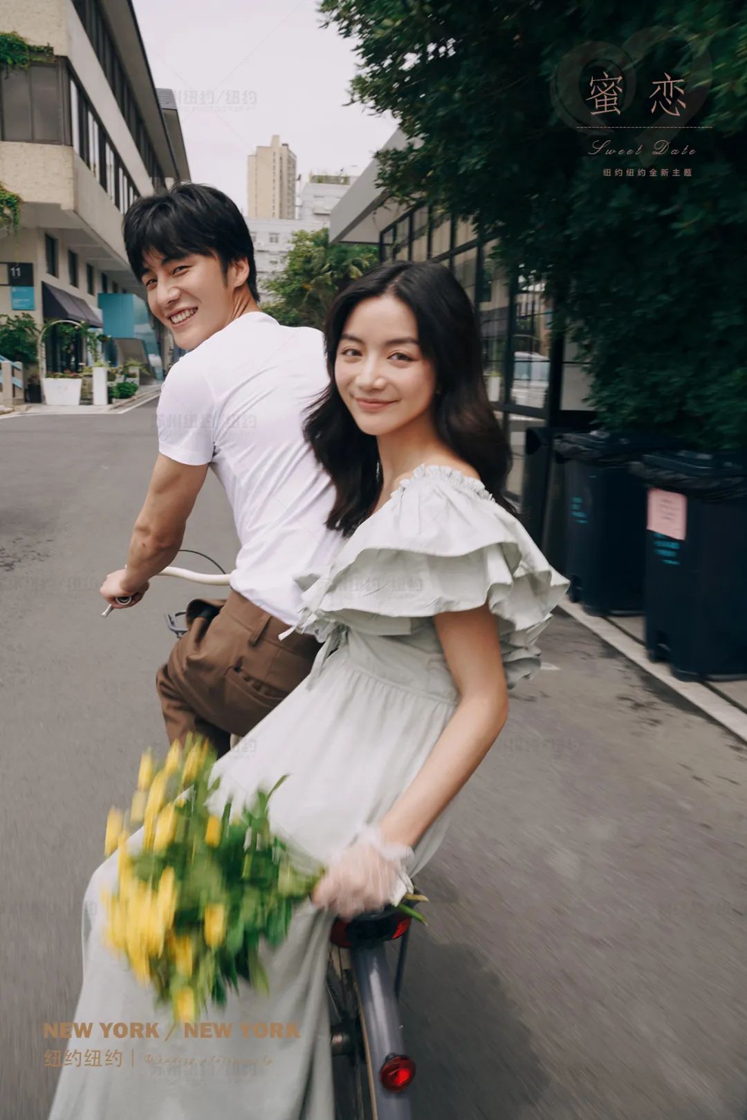 复古婚纱照民国风街拍,胶片感婚纱照推荐