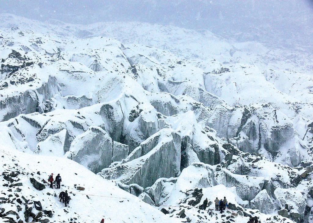 海螺沟秋季风景,川西海螺沟旅游风景照片