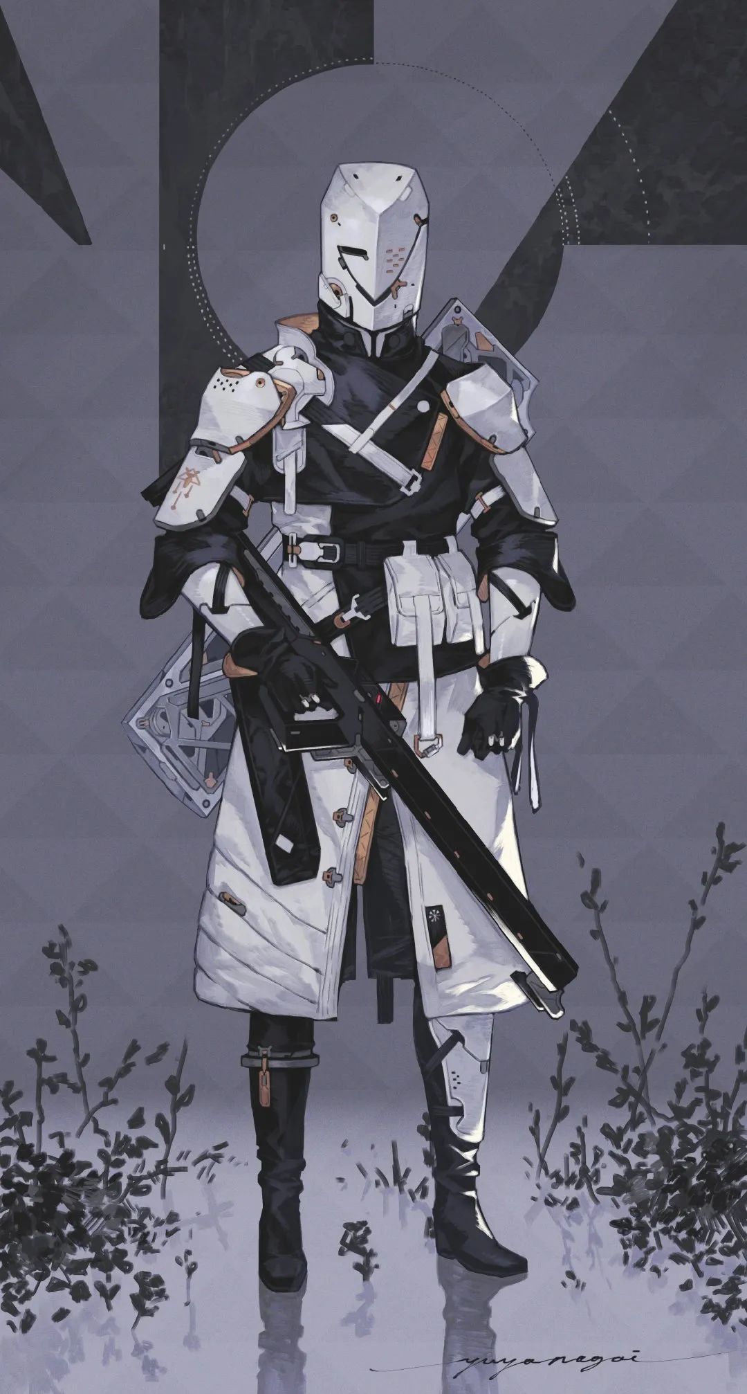 「绘画参考」尼尔机械纪元画师永井悠也笔下游戏角色作品