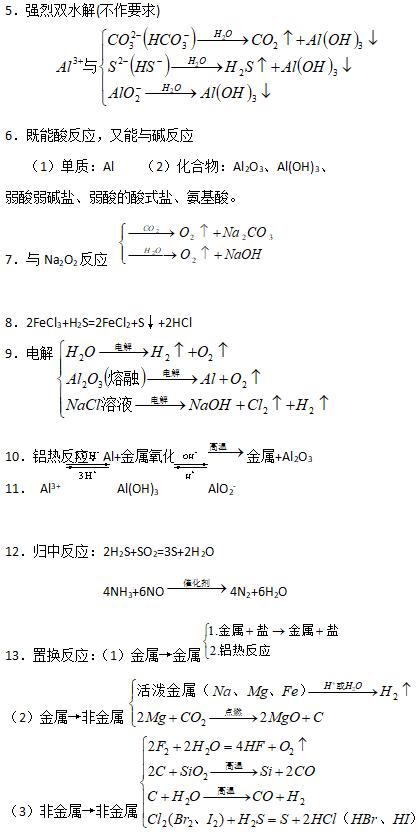 高中化学必修三课本知识点总结,高中化学必修一必修二必考知识点