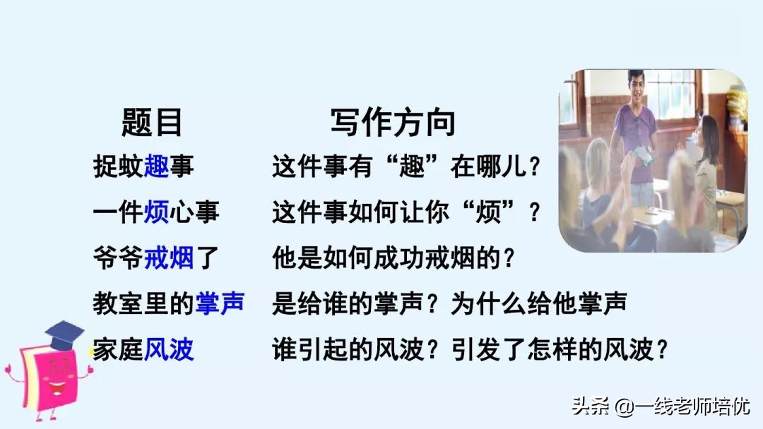 知识点部编版四年级语文上册习作：生活万花筒