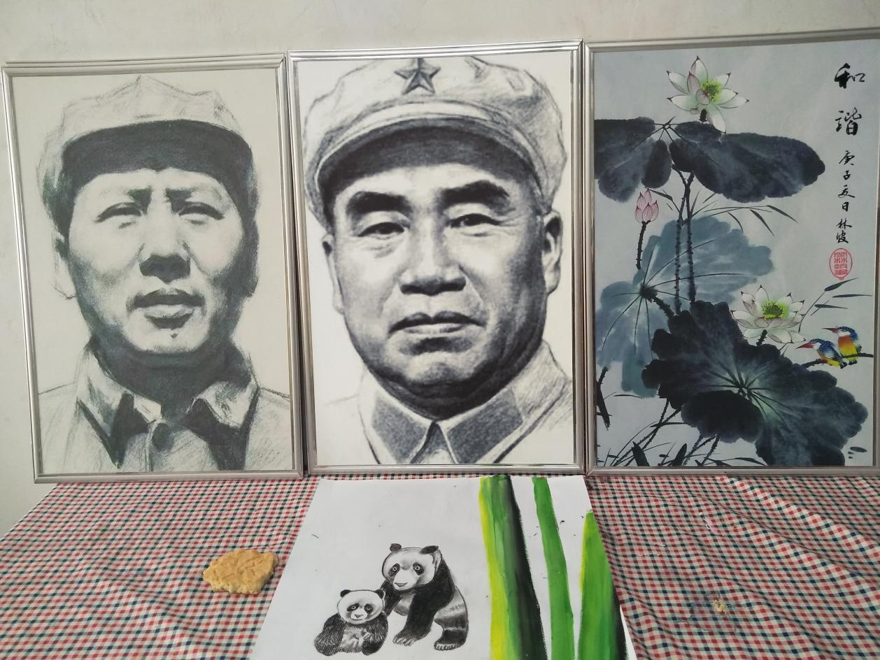 河南方城兰林坡:从用勺作画用花鸟写字的民间艺术家到绘画教育家