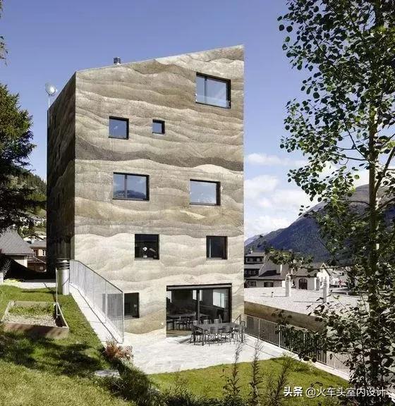 夯土水泥艺术外墙,夯土墙质感