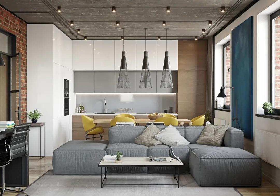 60平米沙发款式,60平小户型法式沙发墙