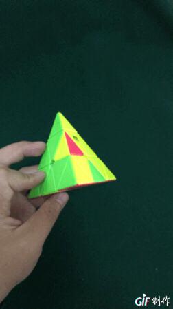 只拼好一面还原金字塔魔方教程,金字塔魔方还原教程sunny老师