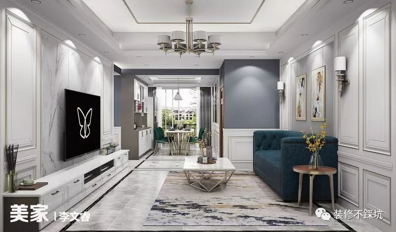 装修客厅选用木地板还是地砖好看,客厅瓷砖和木地板混搭整体效果图