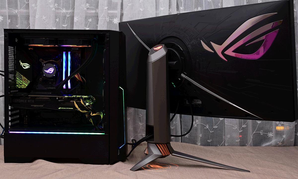 华硕rogpg35vq显示器,华硕rog显示器240hz感受