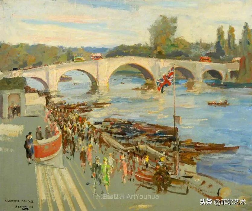 爱尔兰画家的风景油画欣赏,胡安米罗油画作品欣赏