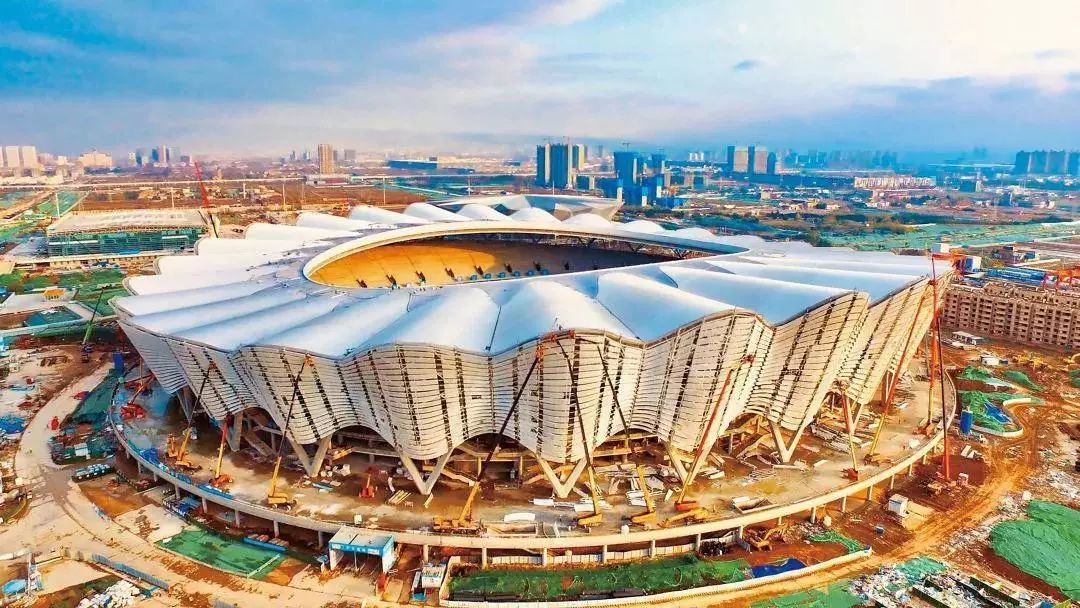 西安奥体中心石榴花体育馆,西安奥体中心全景剧透