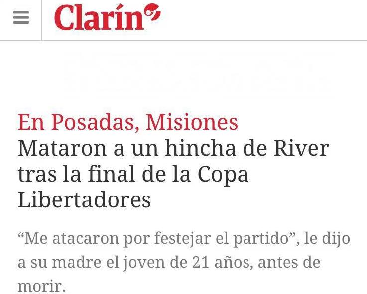 河床球迷被刺死,博卡河床德比惨案