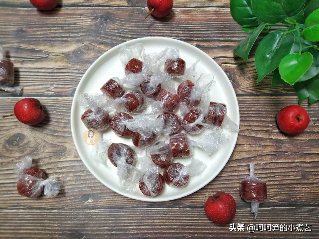 酸甜开胃的果丹皮快点学起来,吃卷果丹皮童年小零食