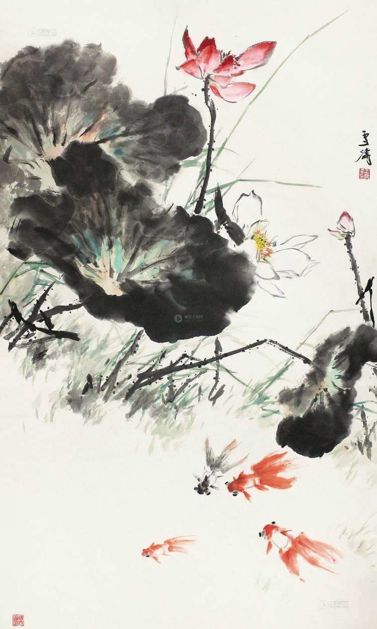 王雪涛写意花鸟100幅美不胜收,王雪涛写意花鸟美不胜收
