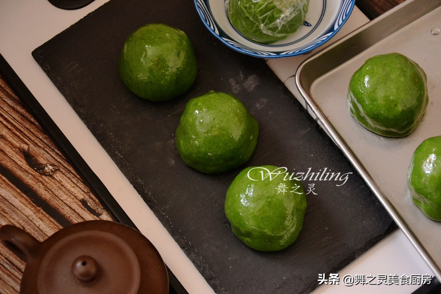 网红青团制作详细教程,网红青团不发硬的做法