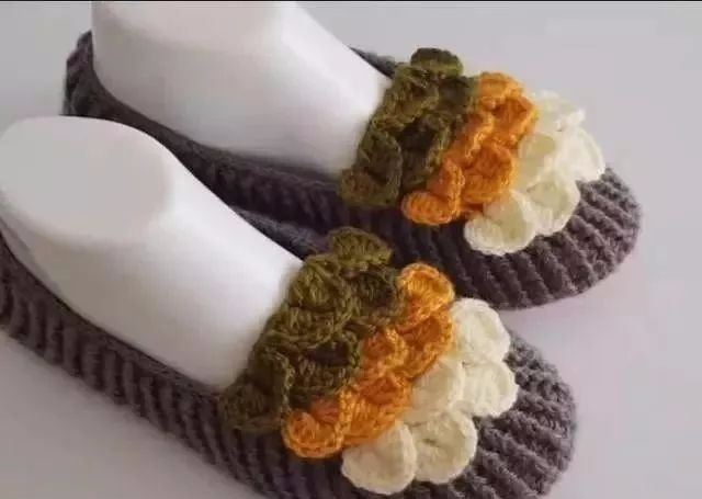 好看的地板鞋钩织,好看的龙刺绣鞋