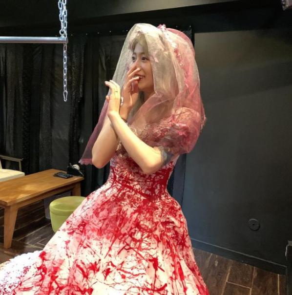 黑尾酱秀的婚纱,黑尾酱理想中的婚纱