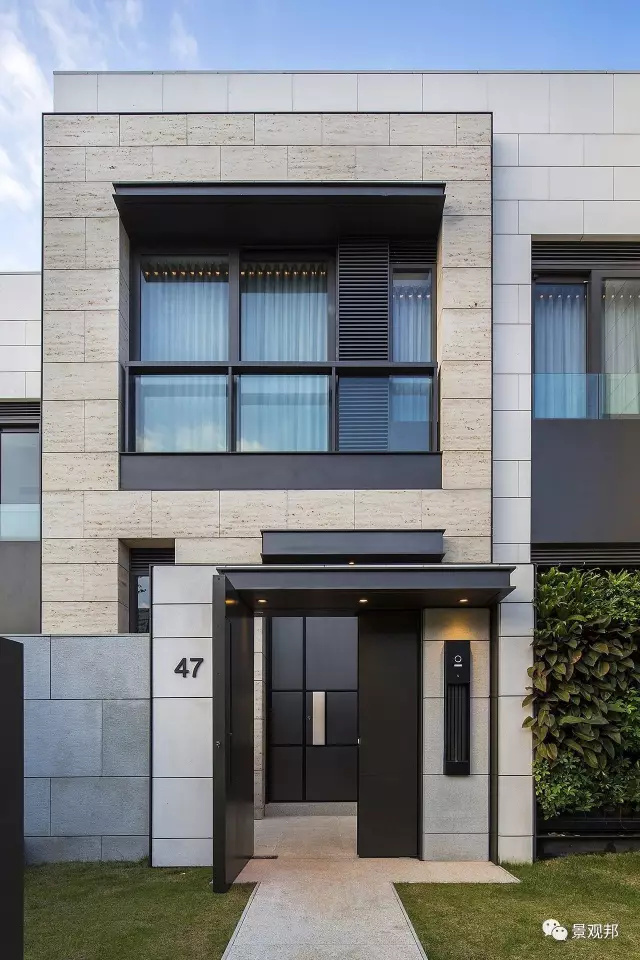 庭院入户门设计效果图,入户门庭院设计