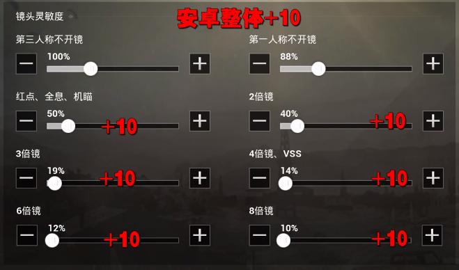 刺激战场国服压枪最稳的灵敏度,45杀灵敏度调节