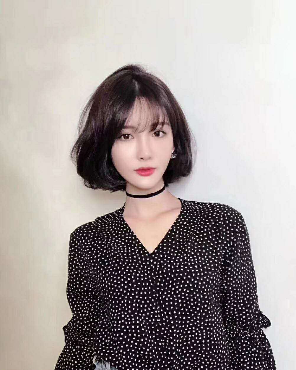 适合大脸头发少的中短发发型,适合发量少的发型短发日系