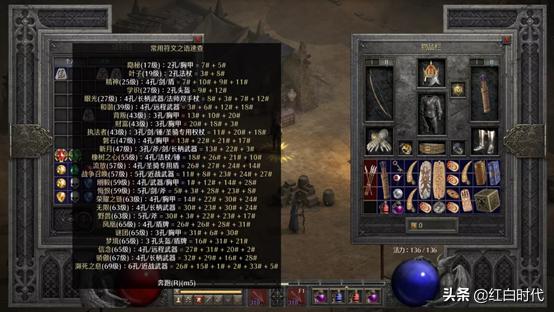 暗黑2重制版带光环的装备,暗黑2重制版符文之语20大稀有装备