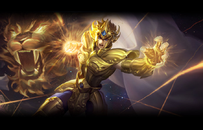 王者荣耀黄金狮子座超燃,黄金狮子座vs拳皇哪个特效好看