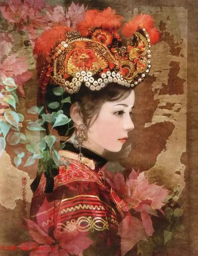 古代女性人物画欣赏,古代四大美女画欣赏图