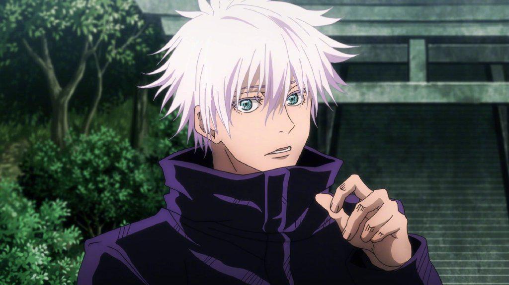 五条悟露脸原版漫画,五条悟动画截图