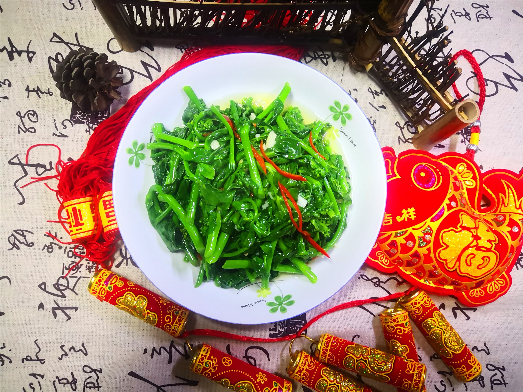 清炒油菜香菇的做法大全视频教程,炒油菜尖的正确方法